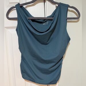 Elegant Teal Sleeveless Top
